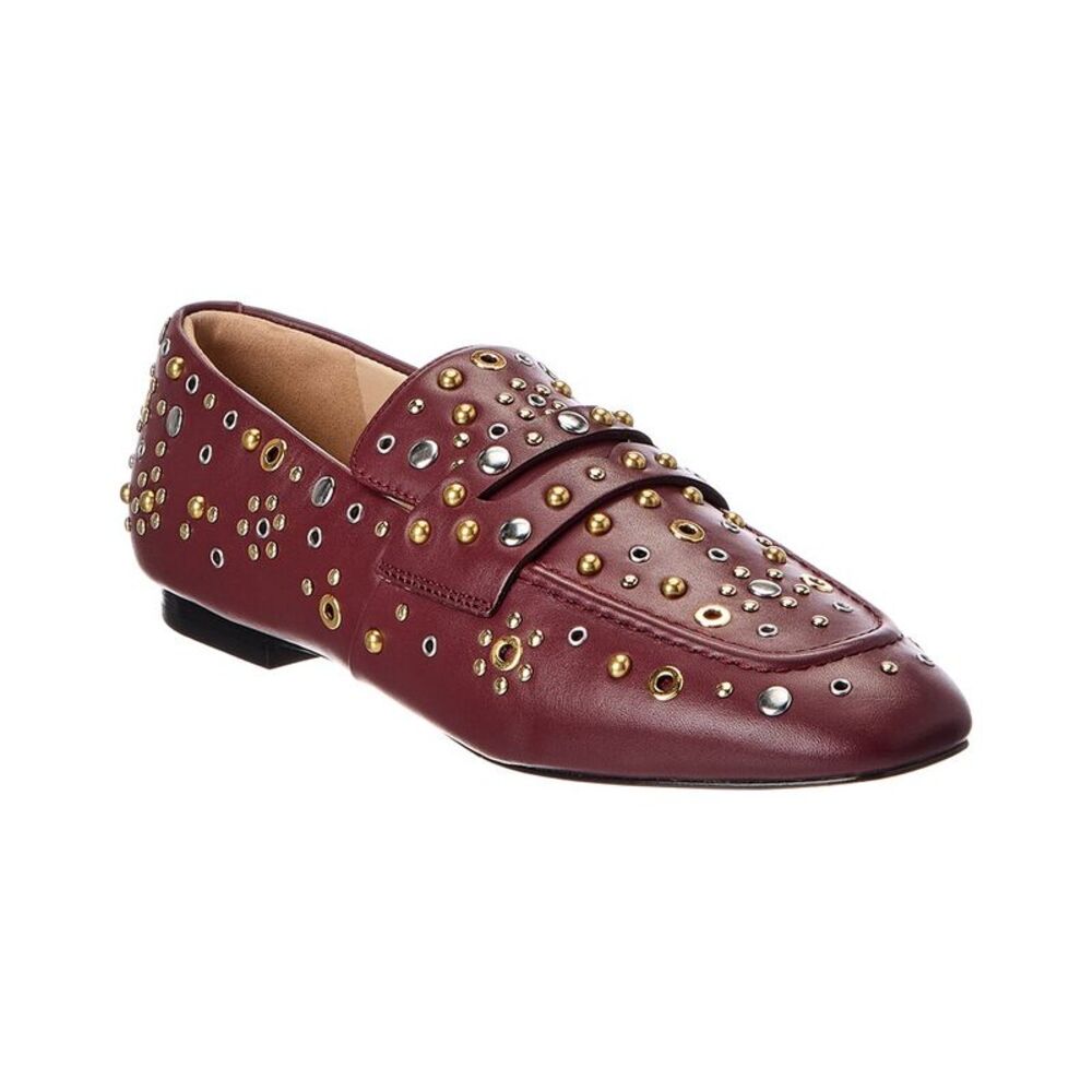 Farm Rio Studded Leather Loafer